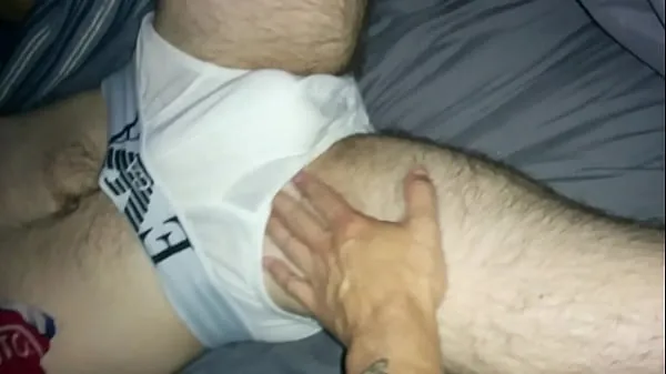 Watch Sexy massage by tattooed man to his bi friend mega Tube