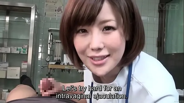 Watch Subtitled CFNM Japanese female doctor gives patient handjob mega Tube