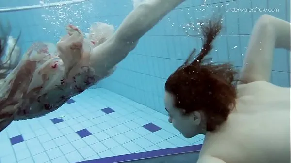 Watch Two hot hairy beauties underwater mega Tube