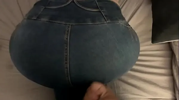 Watch I cum in my wife's pants with a tremendous ass mega Tube