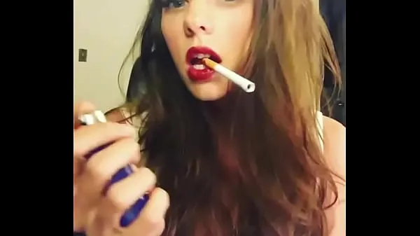 Watch Hot girl with sexy red lips mega Tube