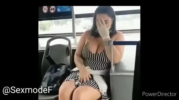 Watch Busty on bus squirt mega Tube