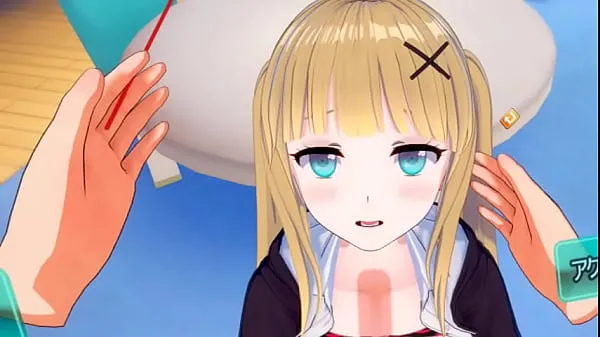 Assista Eroge Koikatsu! VR version] Cute and gentle blonde big breasts gal JK Eleanor (Orichara) is rubbed with her boobs 3DCG anime video mega Tube