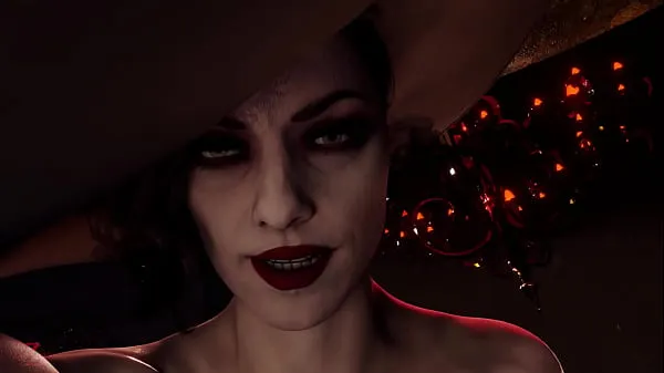 Watch Resident evil village Lady Dimitrescu Hardcore sex femdom mega Tube