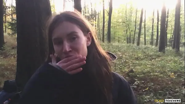 Watch Russian girl gives a blowjob in a German forest (family homemade porn mega Tube