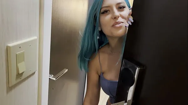 Watch Casting Curvy: Blue Hair Thick Porn Star BEGS to Fuck Delivery Guy mega Tube