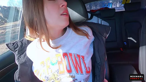 Watch Real Russian Teenager Hitchhiker Girl Agreed to Make DeepThroat Blowjob Stranger for Cash and Swallowed Cum - MihaNika69 and Michael Frost mega Tube