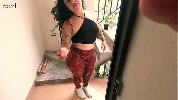 Watch I fuck my horny neighbor when she is going to water her plants mega Tube
