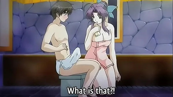 Oglądaj Step Mom gives a Bath to her 18yo Step Son - Hentai Uncensored [Subtitled mega Tube