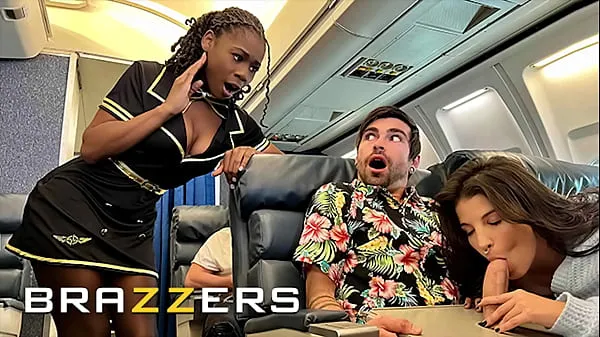 Watch Lucky Gets Fucked With Flight Attendant Hazel Grace In Private When LaSirena69 Comes & Joins For A Hot 3some - BRAZZERS mega Tube